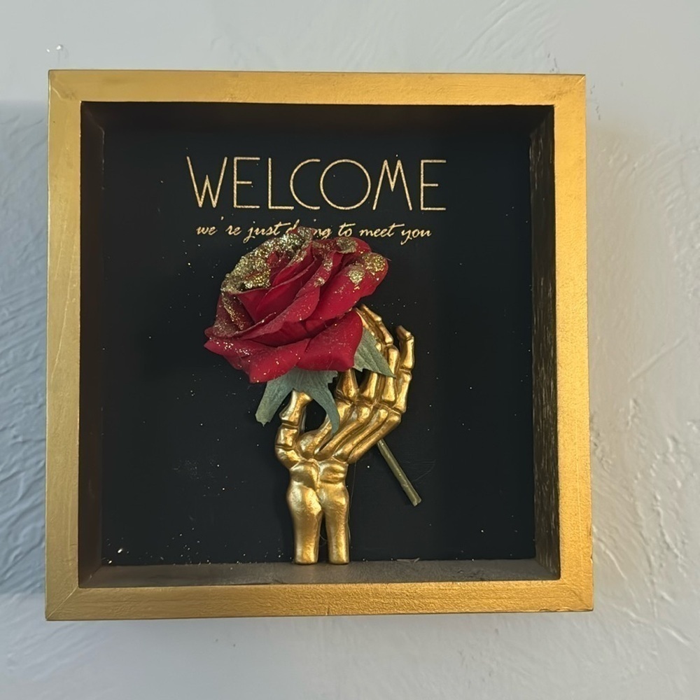 Spooky Welcome Sign
